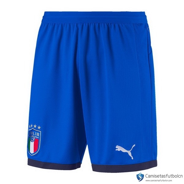 Pantalones Italia Primera equipo 2018 Azul